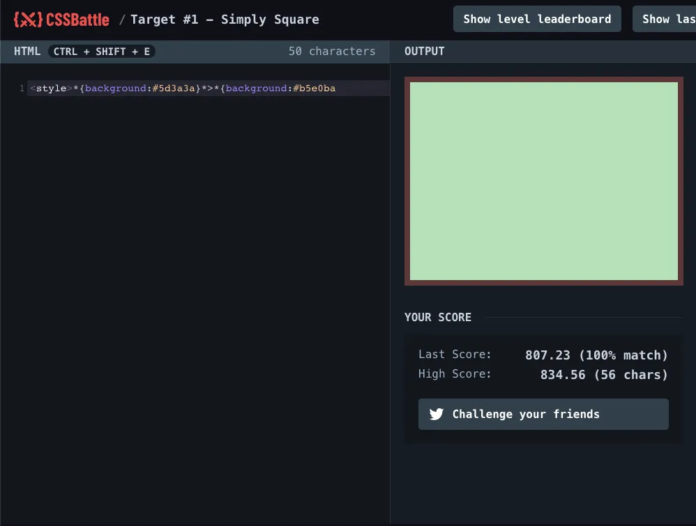 Target solution with margin, width and height CSS declarations removed